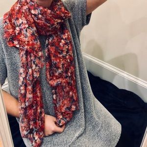 Zara floral scarf
